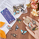 Sunnyclue 20 pièces 5 pendentifs en alliage d'émail de série d'insecte de style ENAM-SC0004-71-3