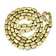 Electroplate Non-magnetic Synthetic Hematite Beads Strands G-S352-65B-01-2