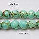 Synthetic Turquoise Beads Strands TURQ-H038-4mm-XXS10-2