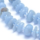 Natural Angelite Beads Strands G-L552F-03-2