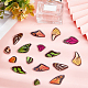SUNNYCLUE 1 Box 56Pcs 14 Style Butterfly Wings Charms Butterflies Charm Insect Acrylic Double Sided Wing Charms for Jewelry Making Charms Earring Bracelet Necklace Keychain Supplies Adult Women Craft OACR-SC0001-11-4