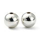 Umweltfreundliche glatte runde Perlen aus Messing X-KK-D322-G-6mm-S-RS-3