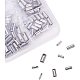 UNICRAFTALE 160 Pcs 8 Sizes 304 Stainless Steel Cord Ends Silver Tones Tube Leather Cord Ends Small Hole Cord Terminators Metal Material for DIY Necklaces Bracelets Jewelry Making Crafts STAS-UN0001-24P-3