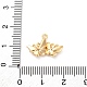 Кулоны со стразами и кристаллами из латуни KK-E793-04G-3