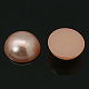 Cúpula semicubierta imitada perla cabochons acrílico OACR-H001-5J-2
