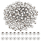 DICOSMETIC 150Pcs Memory Wire End Caps Stainless Steel Cord End Caps Round Half Drilled Beads Ball Shape Cord Terminators for Earrings Necklace Bracelet Jewelry Making DIY Crafts STAS-DC0008-27-1