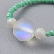 Anelli elastici di perle di vetro RJEW-JR00285-3