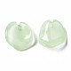 Spray Painted Imitation Jade Glass Pendants GLAA-N042-003-B01-3