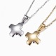 304 Stainless Steel Pendant Necklaces NJEW-G287-09-1