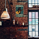 Globleland chat jouant de la guitare vintage en métal étain signe art plaque affiche rétro métal mur décoratif étain signes 8 × 12 pouces pour la maison cuisine bar café club décoration AJEW-WH0189-040-6