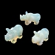 Opalite Carved Rhinoceros Figurines DJEW-M008-02J-1