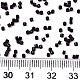 11/0グレードのベーキングペイントガラスシードビーズ  シリンダー  均一なシードビーズサイズ  不透明色の光沢  ココナッツブラウン  1.5x1mm程度  穴：0.5mm  約20000個/袋 SEED-S030-1020-4
