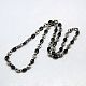 Fashionable 304 Stainless Steel Coffee Bean Chain Necklaces NJEW-I008-34C-1
