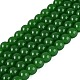 Abalorios de vidrio jade de imitación hebras&nbsp;GLAA-T032-J6mm-09-1