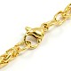 304 Stainless Steel Wheat Chain Bracelet Making STAS-A028-B006-3