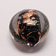 Perles vernissées de sable d'or manuelles  LAMP-S035-12mm-03-2