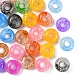 150 pièces 10 couleurs perles acryliques craquelées transparentes MACR-YW0001-65-5