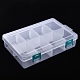 Contenedor de almacenamiento de cuentas de plástico CON-R014-04-3