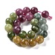 Dyed Natural Malaysia Jade Beads Strands G-G021-01B-07-3