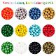 PandaHall About 1800pcs 12 Colors Glass Seed Beads SEED-PH0001-27-6