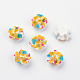 Spray Painted Resin Cabochons X-CRES-Q190-02-2