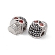 Perles de zircone cubique micro pave en Laiton KK-E068-VB481-2-2