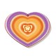 Pendentifs en acrylique sur le thème du cœur imprimé de la saint-valentin OACR-B015-01A-06-1
