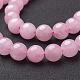 Chapelets de perles en quartz rose naturel GSR12mmC034-3