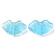 Perle di lampwork irregolari fatte a mano trasparenti&nbsp;LAMP-T017-11C-2