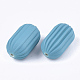 Perlas corrugadas de acrílico estilo caucho OACR-T014-18A-05-2