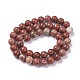 Chapelets de perles en jaspe rouge naturel X-G-F348-02-8mm-2