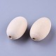 Unfinished Natural Wooden Beads WOOD-S650-81-LF-2