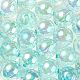 Placage uv perles acryliques irisées arc-en-ciel transparentes TACR-D010-07D-1
