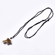 Natural & Synthetic Gemstone Pendant Necklaces G-T113-08C-B-2