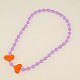 Fashion Acrylic Necklaces for Kids NJEW-JN00382-02-2
