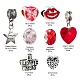 Kit fai da te per la creazione di gioielli a tema san valentino DIY-LS0001-86-3