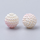 Perles acryliques de perles d'imitation OACR-T004-12mm-16-2