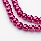 Glass Pearl Beads Strands HY-8D-B37-2