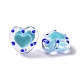 Glass Heart Beads GLAA-D005-01D-3
