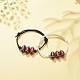 2pcs 2 couleurs bracelet en perles acryliques sur le thème du sport BJEW-JB08558-04-2
