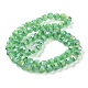 Electroplate Transparent Glass Beads Strands EGLA-I018-AB09-2