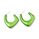 Polygon Acrylic Stud Earrings EJEW-P251-32-2