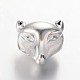 Fox Sterling Silver Beads STER-I006-21-1