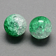 Perles acryliques craquelées transparentes à deux tons CACR-R009-14mm-01-1