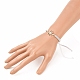 (Schmuckpartys im Fabrikverkauf) Verstellbare Armbänder aus geflochtenen Perlen aus Nylonfaden BJEW-JB05545-04-4