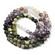 Natural & Synthetic Mixed Gemstone Beads Strands G-D080-A01-01-08-2