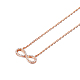Collane con pendente in argento sterling tinysand infinity TS-N143-RG-17.3-2