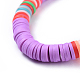 Umweltfreundliche handgefertigte Heishi Perlen Armbänder aus Fimo BJEW-JB04480-3