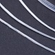 Cuerda de cristal elástica plana EW-I001-0.8mm-M-5