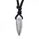 304 Stainless Steel Pendant Necklaces NJEW-H435-B-01AS-2